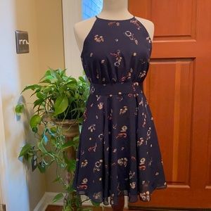 Seashell ocean pattern sun dress